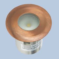 Prolux Copper Recessed 1Watt LED Deck Light 